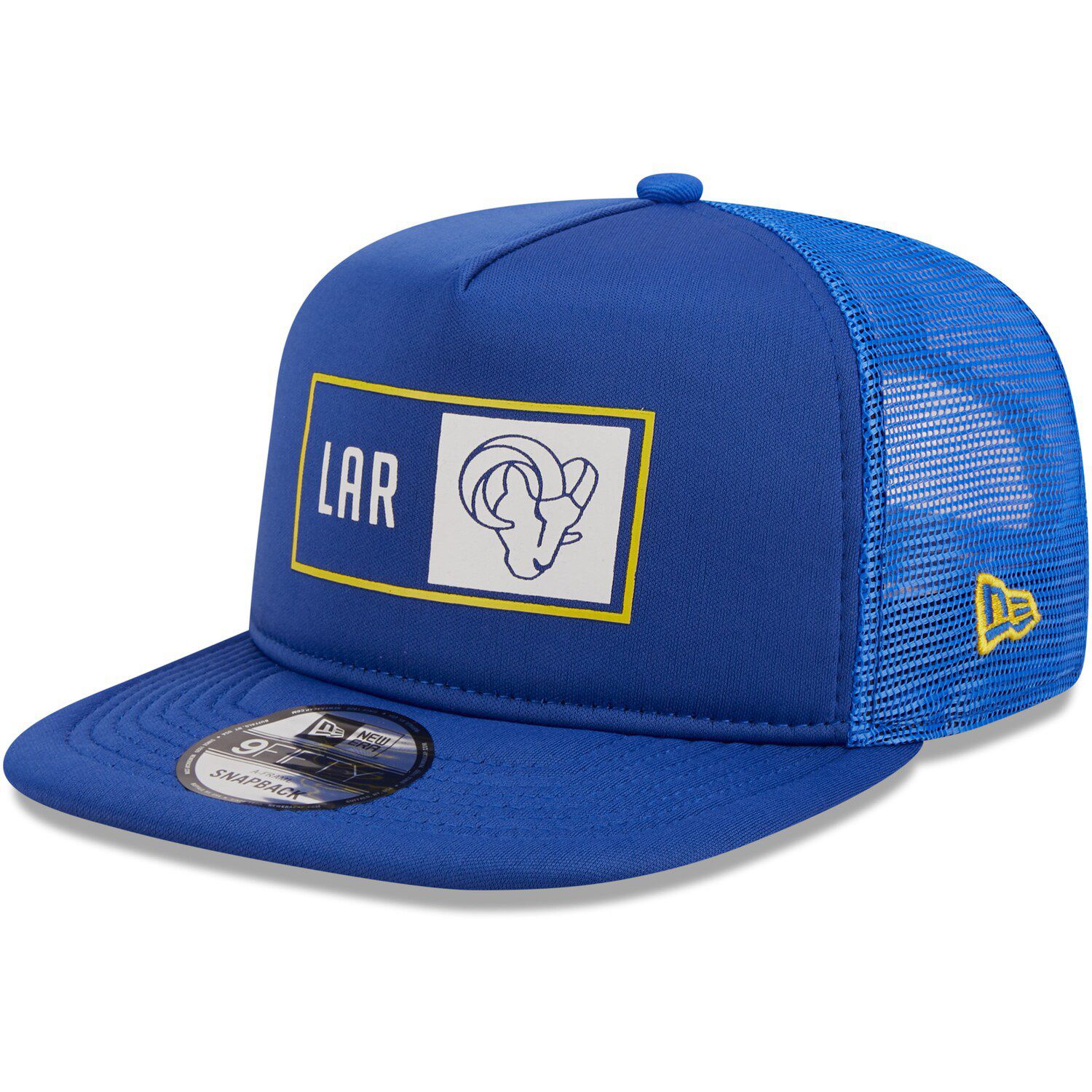 Men's New Era Gray/Royal Los Angeles Rams 2022 Sideline 9FIFTY Historic  Snapback Hat