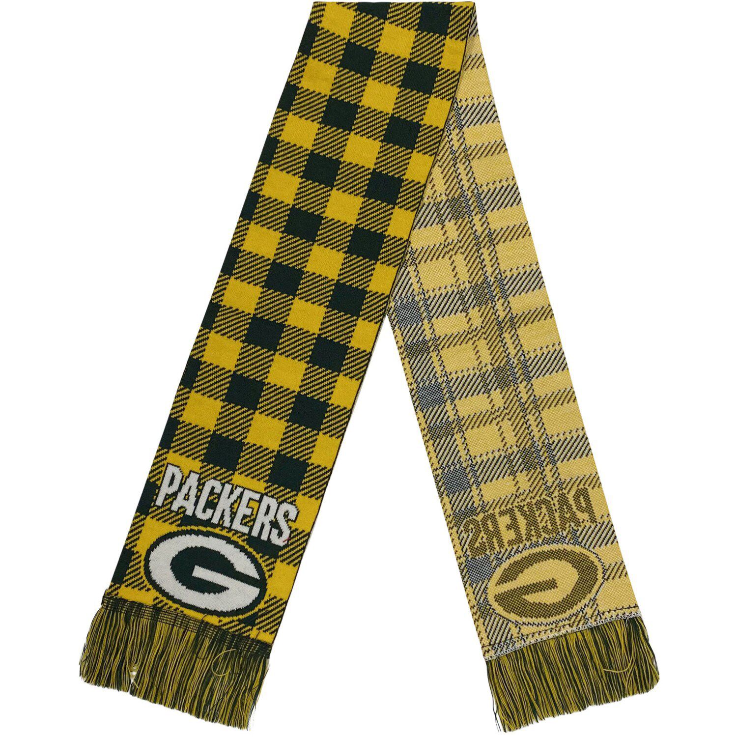 Green Bay Packers FOCO Reversible Thematic Scarf