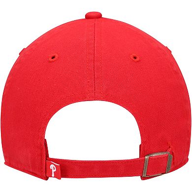 Youth '47 Red Philadelphia Phillies Team Logo Clean Up Adjustable Hat