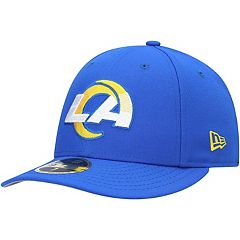 Men's New Era Los Angeles Rams White on Ram Head 59FIFTY Fitted Hat