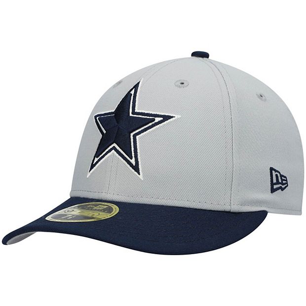 Men's New Era Silver Dallas Cowboys 59FIFTY Fitted Hat