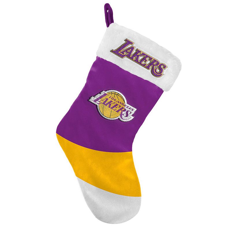 FOCO Los Angeles Lakers Colorblock Stocking, LAK Purple