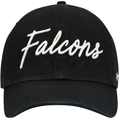 Women's '47 Black Atlanta Falcons Vocal Clean Up Adjustable Hat