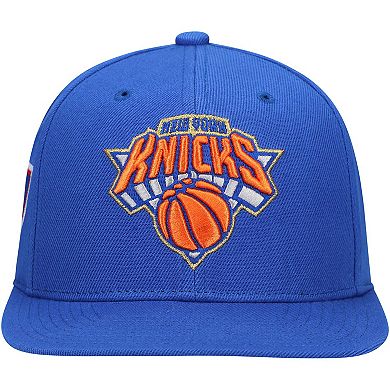 Men's Mitchell & Ness Blue New York Knicks 50th Anniversary Snapback Hat