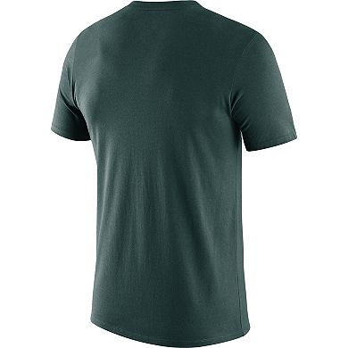 Men's Nike Green Michigan State Spartans Basketball Retro 2-Hit T-Shirt
