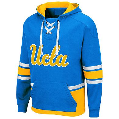 Men's Colosseum Blue UCLA Bruins Lace Up 3.0 Pullover Hoodie