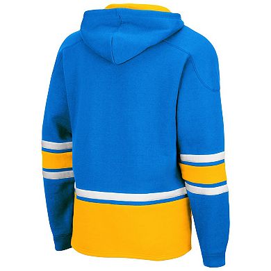 Men's Colosseum Blue UCLA Bruins Lace Up 3.0 Pullover Hoodie
