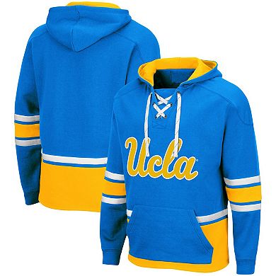 Men's Colosseum Blue UCLA Bruins Lace Up 3.0 Pullover Hoodie