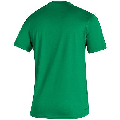 Men's adidas Green North Dakota Hockey AEROREADY Creator T-Shirt