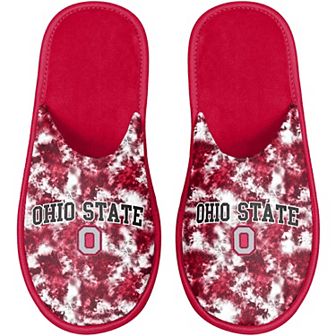 Women's FOCO Ohio State Buckeyes Iconic Logo Scuff Slippers