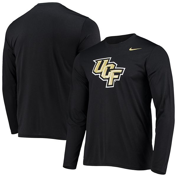 Men's Nike Black UCF Knights School Logo Legend Performance Long Sleeve ...