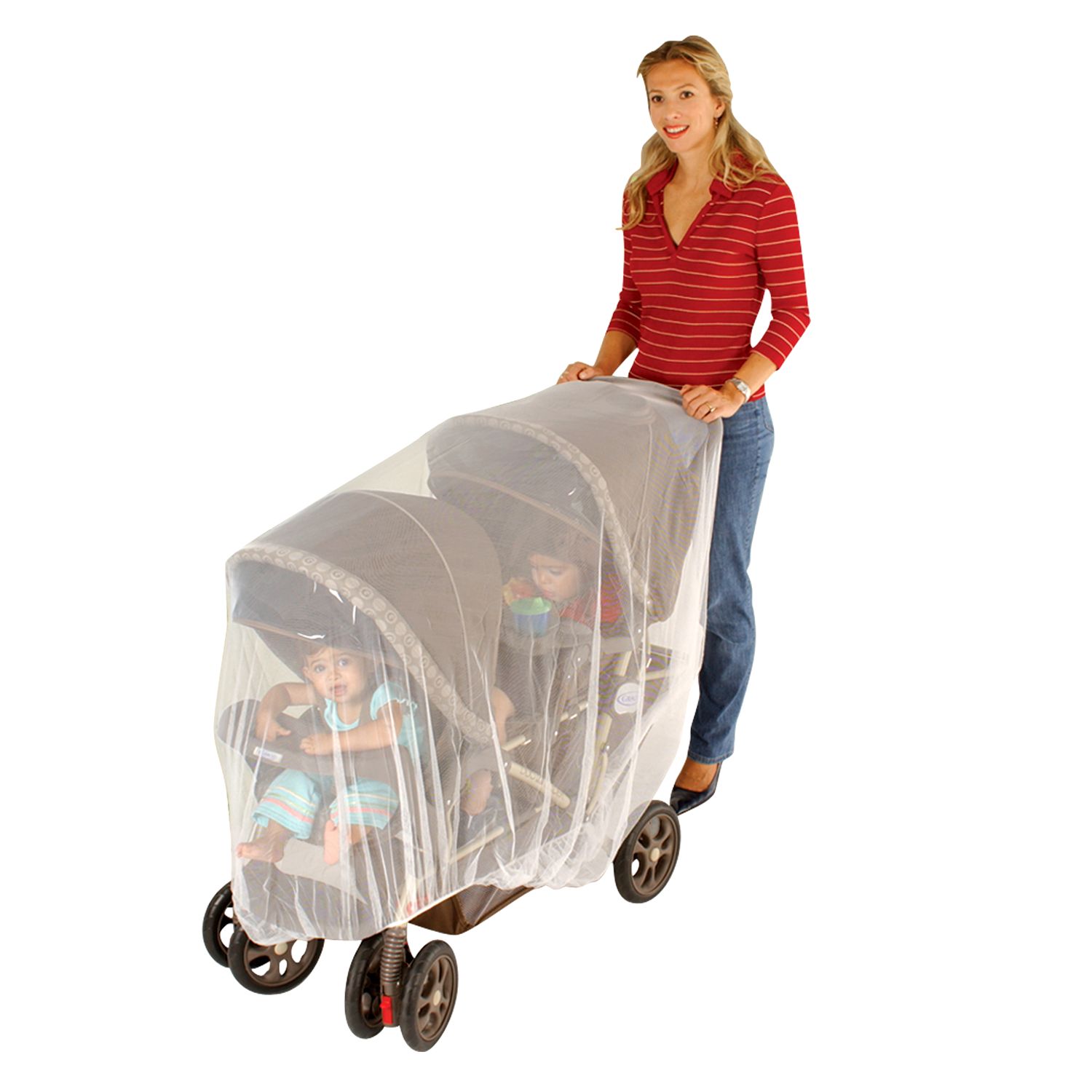 double stroller storage bag