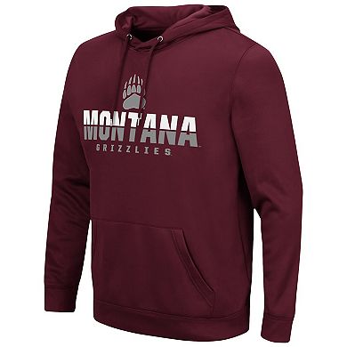 Men's Colosseum Maroon Montana Grizzlies Lantern Pullover Hoodie