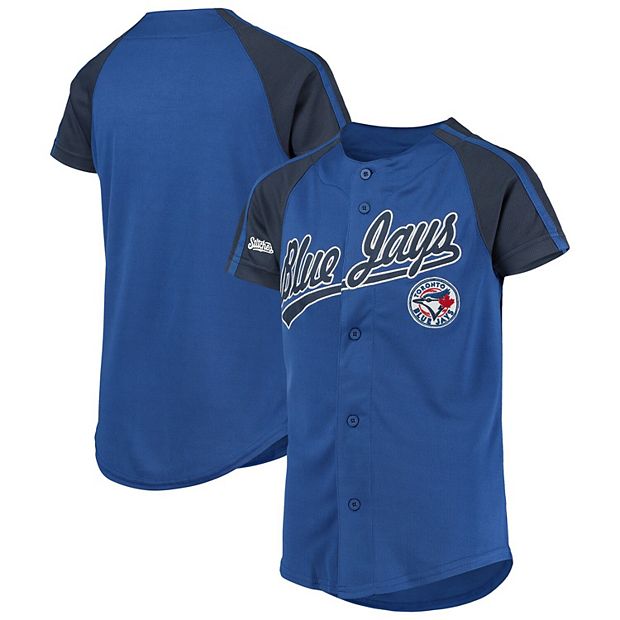 Toronto Blue Jays Youth Size 7 Stitches Jersey . Kids Baseball Boys NEW