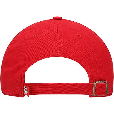 Youth '47 Red Kansas City Chiefs Logo Clean Up Adjustable Hat