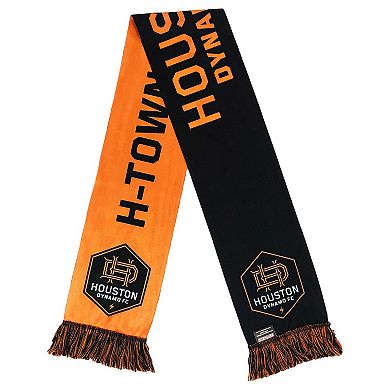 Orange/Black Houston Dynamo Two-Tone Summer Scarf