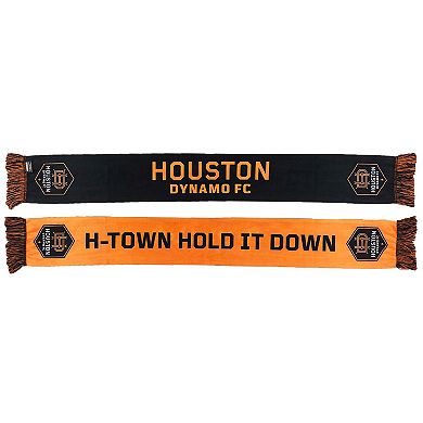 Orange/Black Houston Dynamo Two-Tone Summer Scarf