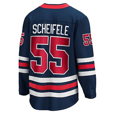 Men's Fanatics Mark Scheifele Navy Winnipeg Jets Breakaway Jersey