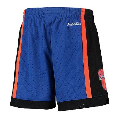 Women's Mitchell & Ness Royal New York Knicks Jump Shot Shorts