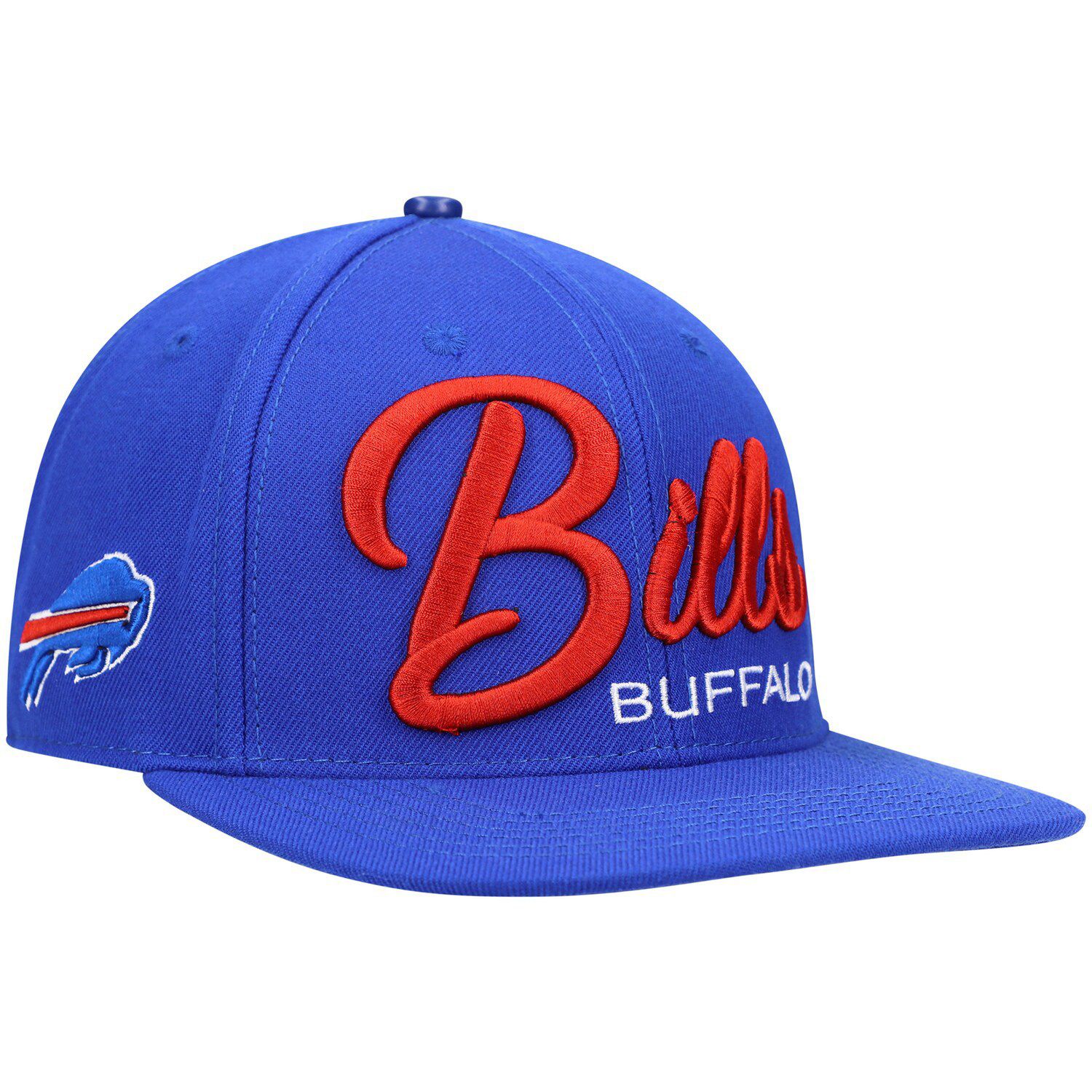 Buffalo Bills Toddler Royal Wordmark Ears Trooper Knit Hat