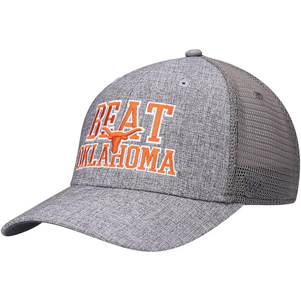 Men's Top of the World Heathered Gray/Charcoal Texas Longhorns Two-Tone ...