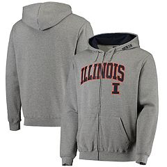 Men's Original Retro Brand Heather Gray Illinois Fighting Illini