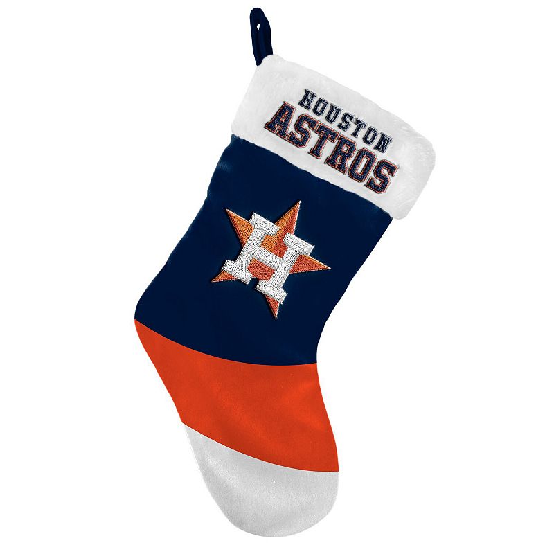 FOCO Houston Astros Colorblock Stocking, AST Blue