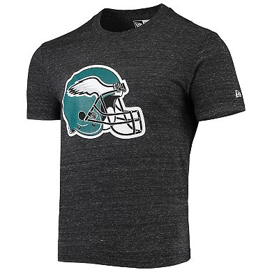 Men's New Era Heathered Black Philadelphia Eagles Alternative Logo Tri ...