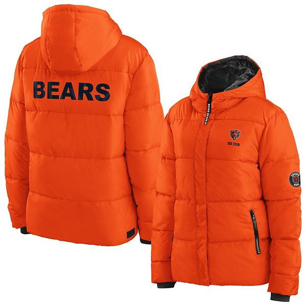 Full-Zip Rainier American Chicago Bears Red Puffer Jacket - Jackets Masters