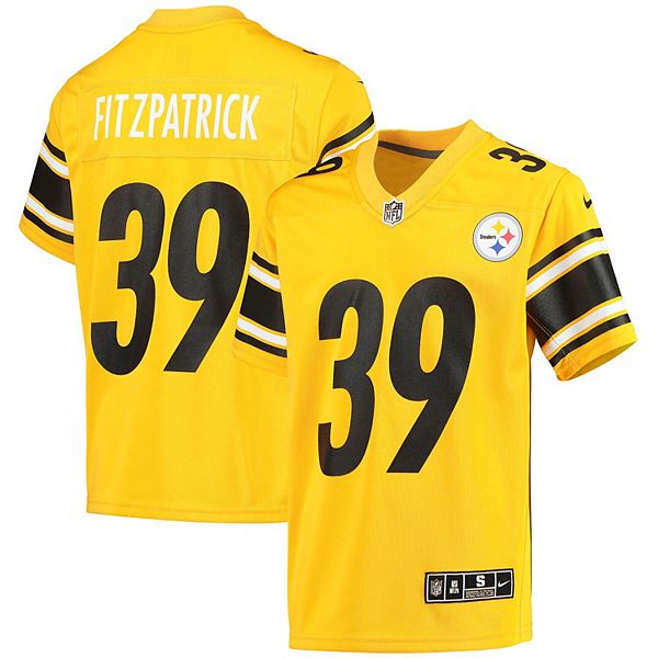 Youth Nike Minkah Fitzpatrick Gold Pittsburgh Steelers Inverted Team Game  Jersey