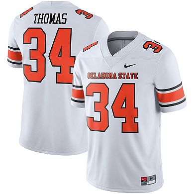 Men's Nike Thurman Thomas White Oklahoma State Cowboys Alumni Player Jersey