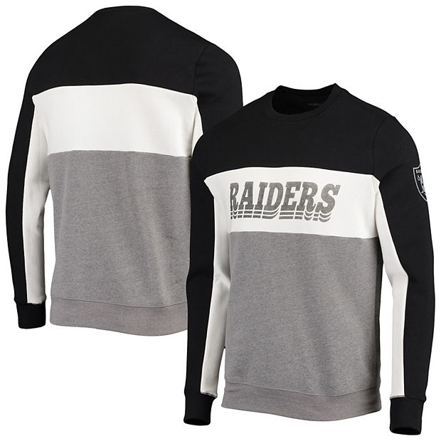 Las Vegas Raiders Team Logo Black Crew Neck Sweatshirt