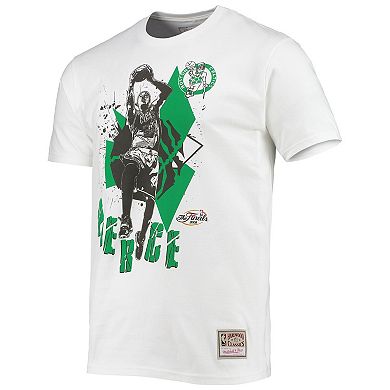 Men's Mitchell & Ness Paul Pierce White Boston Celtics Suite Sensations Player T-Shirt