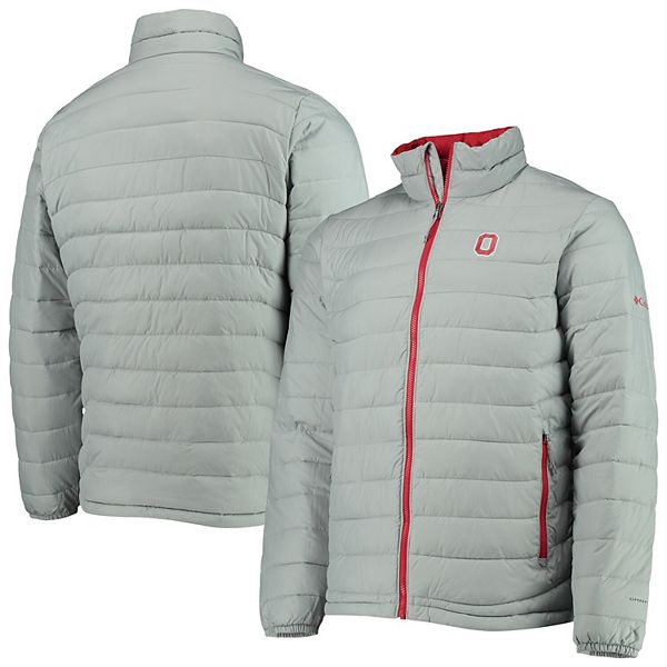 Men's Columbia Gray Ohio State Buckeyes Powder Lite Omni-Heat