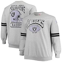 Las Vegas Raiders Refried Apparel Sustainable Split T-Shirt -  Black/Heathered Gray