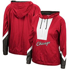 Chicago Bulls Mitchell & Ness Hardwood Classics Arched Retro Lined Full-Zip  Windbreaker Jacket - White
