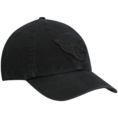 Men's '47 Black Jacksonville Jaguars Team Tonal Clean Up Adjustable Hat