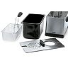 Salton 1700W Stainless Steel Deep Fryer 3 Liter Oil Capacity with Wire Basket