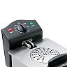 Salton 1700W Stainless Steel Deep Fryer 3 Liter Oil Capacity with Wire Basket