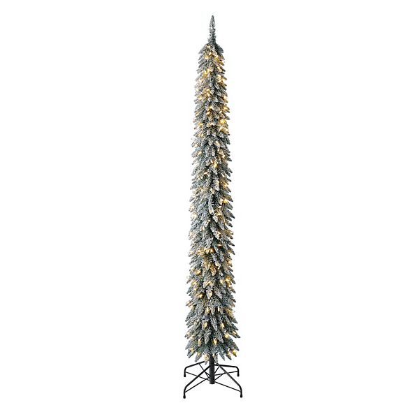Evergreen Classics Albert 7 Ft Pencil Pine Prelit Christmas Tree with