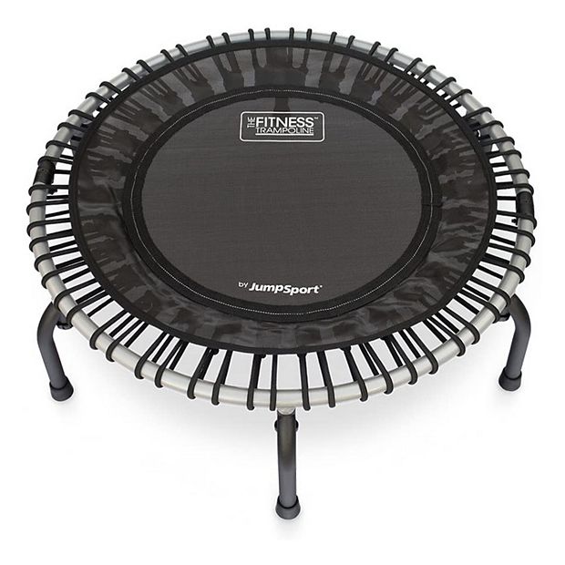 JumpSport 350f Indoor Lightweight 39-Inch Folding Fitness Trampoline, Black