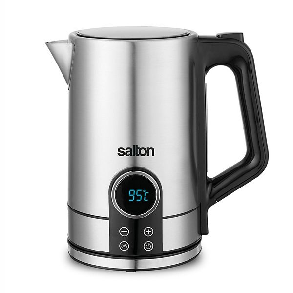 kohls.com | Salton 1.7 Liter Digital Stainless Steel Electric Kitchen Hot Water Tea Kettle