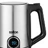 Salton 1.7 Liter Digital Stainless Steel Electric Kitchen Hot Water Tea Kettle