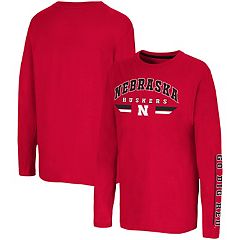 Lids Nebraska Huskers Champion Youth Strong Mascot Team T-Shirt - Scarlet