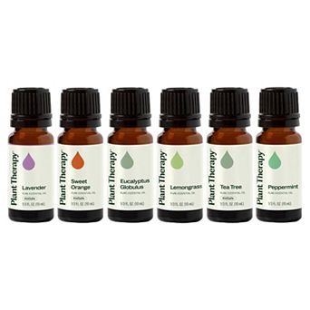 Plant Therapy Breathe Easy 6 Essential Oil Set