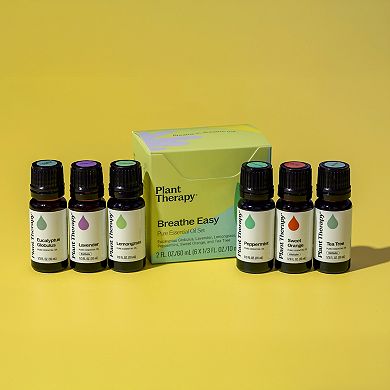 Plant Therapy Breathe Easy 6 Essential Oil Set