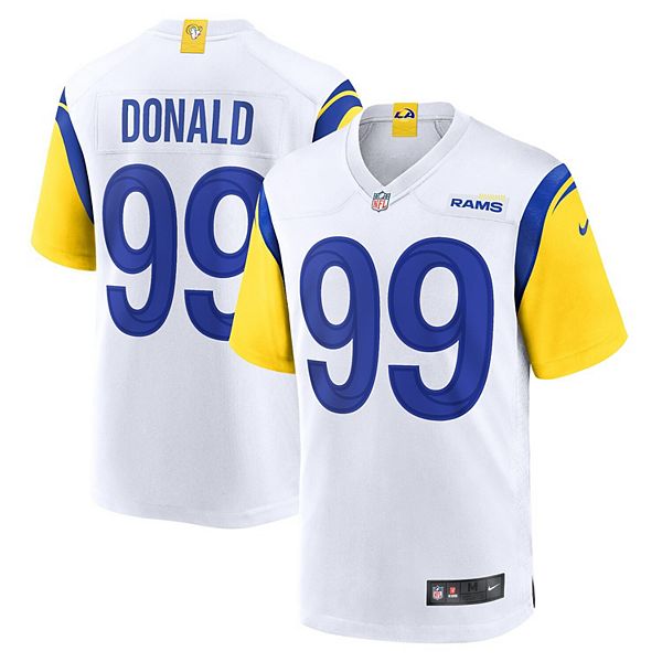 Men's Nike White Aaron Donald Los Angeles Rams Alternate Game