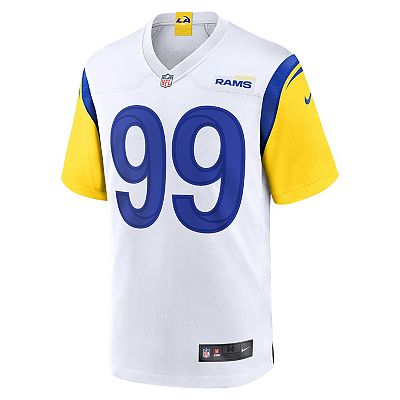 Men s Nike White Aaron Donald Los Angeles Rams Alternate Game Jersey