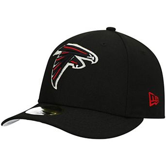 Men's New Era Black Atlanta Falcons Omaha Low Profile 59FIFTY Fitted Hat
