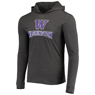Men's Concepts Sport Purple/Charcoal Washington Huskies Meter Long Sleeve Hoodie T-Shirt & Jogger Pants Sleep Set
